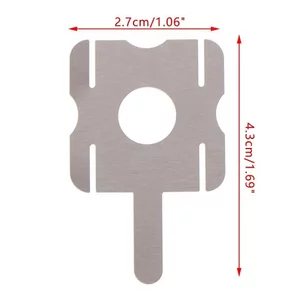 500g Kẽm Vuông 2P Hàn Cell Pin 18650 Dày 0.2mm Rộng 27mm Mạ Niken Mã ZY-L-016 - Vĩ Gia Shop