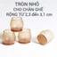 Bọc chân bàn ghế BỘ 4 CÁI chống trầy xước sàn nhà chân đế cao su chống trượt nút nhựa bọc ghế chống ồn