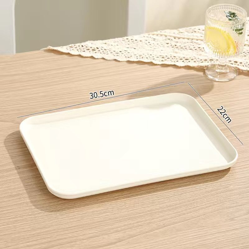 Khay Đựng Nước Khay Trà Nhựa Phòng Khách Cà Phê Bàn Cốc Hình Chữ Nhật Trái Cây Đĩa Ăn Tối