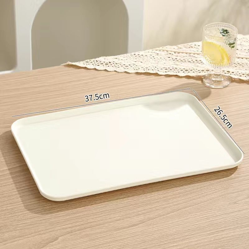 Khay Đựng Nước Khay Trà Nhựa Phòng Khách Cà Phê Bàn Cốc Hình Chữ Nhật Trái Cây Đĩa Ăn Tối