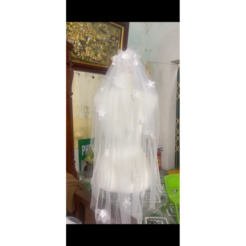 🔥🔥🔥Voan cô dâu đính hoa các loại-TH2843