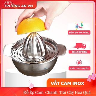 Dụng Cụ Vắt Cam Bằng Tay INOX, Nhựa Cao Cấp - Đồ Ép Cam, Chanh, Trái Cây Hoa Quả - Trường An VN