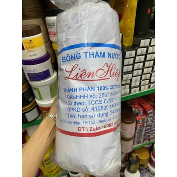 Bông Gòn y Tế hút nước Liên Hiệp 400g- 100 gr , Bông Trắng tinh