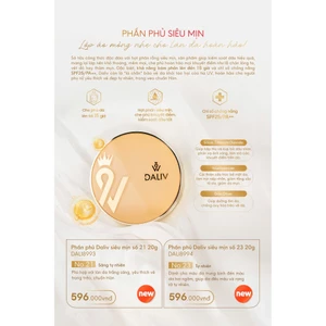 Phấn phủ Daliv kiểm soát dầu chống nắng SPF 25 PA ++ 20g (số 21, số 23)