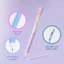 Hộp 10/12 Bút Gel Classmate Bút Nước Bấm Ngòi ST 2 Bi 0.5mm Xanh Đen Tím Nhanh Khô Bút Gel Shine Có Nắp Gh