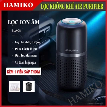 Máy lọc không khí mini Air Purifier, Lọc sạch bụi mịn, khử khuẩn không khí, hàng chính hãng