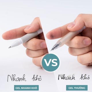 Hộp 10 Bút Gel Classmate 0.5mm Siêu Trơn Chống Trơn Trượt, Bút Bi Nước  Xanh Đen Tím Cho Học Sinh Sinh Viên Văn Phòng
