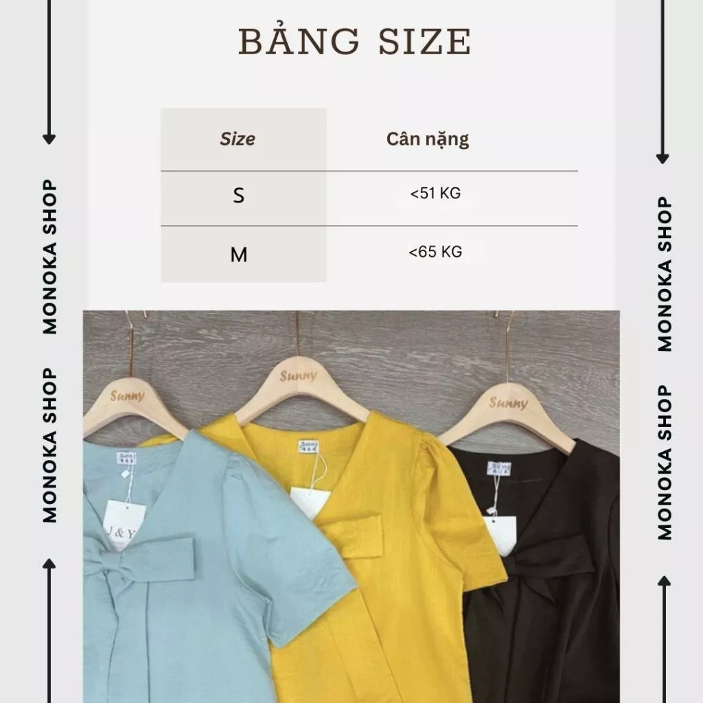 Váy babydoll cổ V cộc tay nơ to nhiều màu dễ thương Đầm nữ dáng rộng dài tới đầu gối bigsize bánh bèo xinh cute T645G
