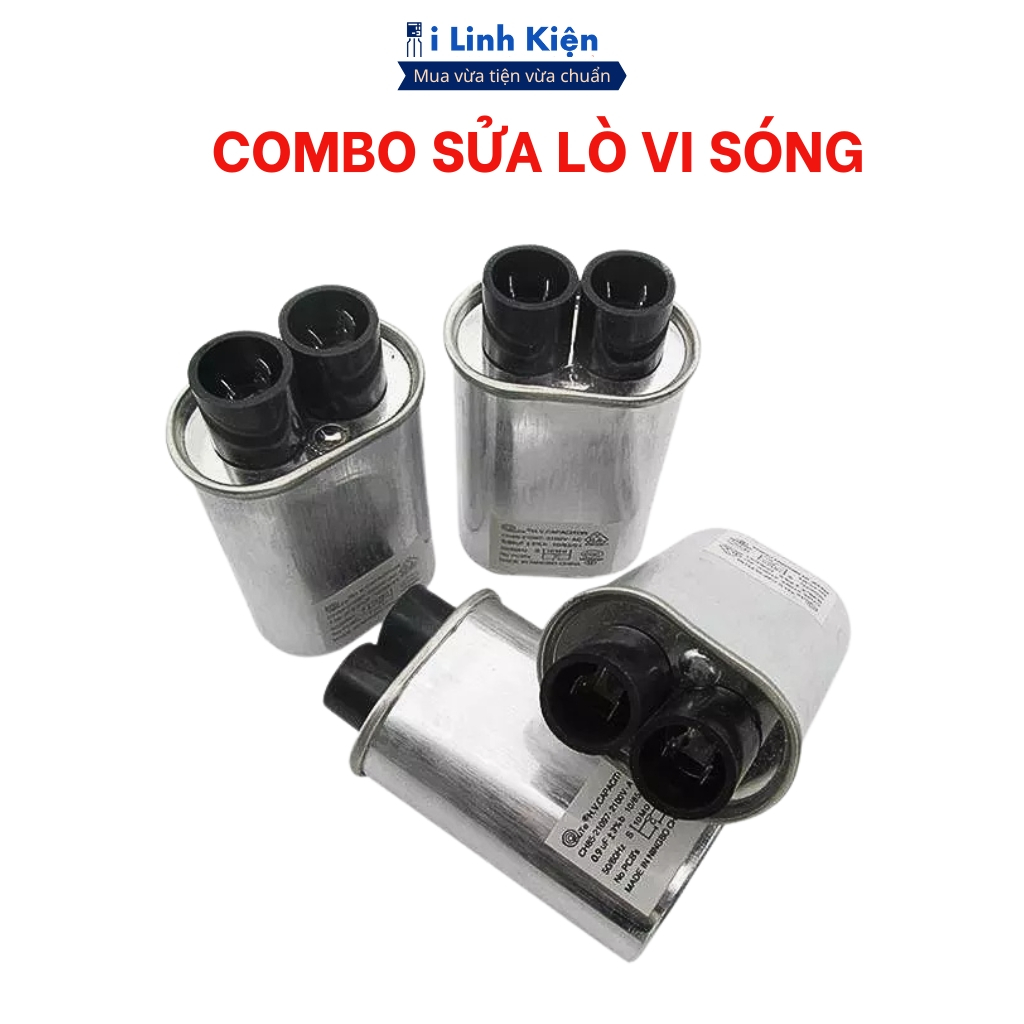 Combo Linh Kiện Sửa Lò Vi Sóng Tụ Điện, Diode CL01 , Cầu Chì Hộp Chính Hãng ILinhkien
