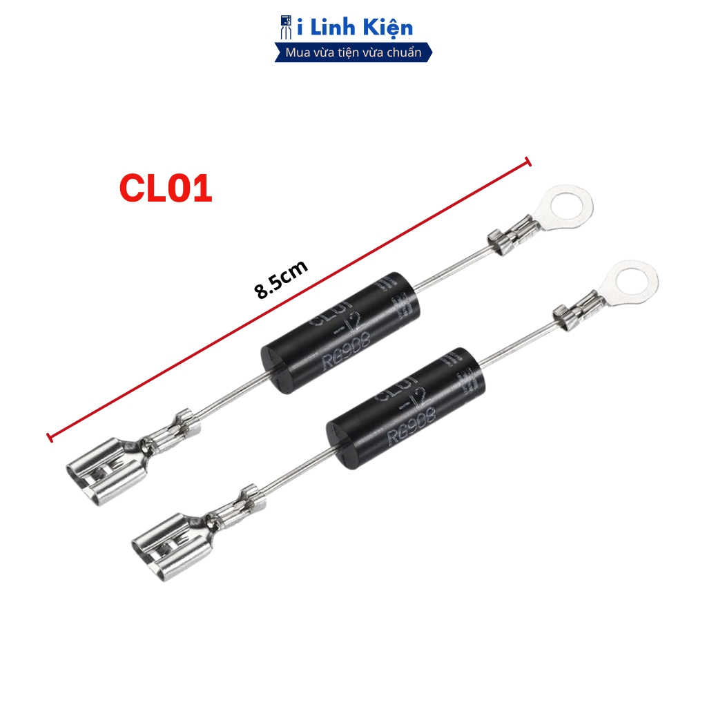 Combo Linh Kiện Sửa Lò Vi Sóng Tụ Điện, Diode CL01 , Cầu Chì Hộp Chính Hãng ILinhkien