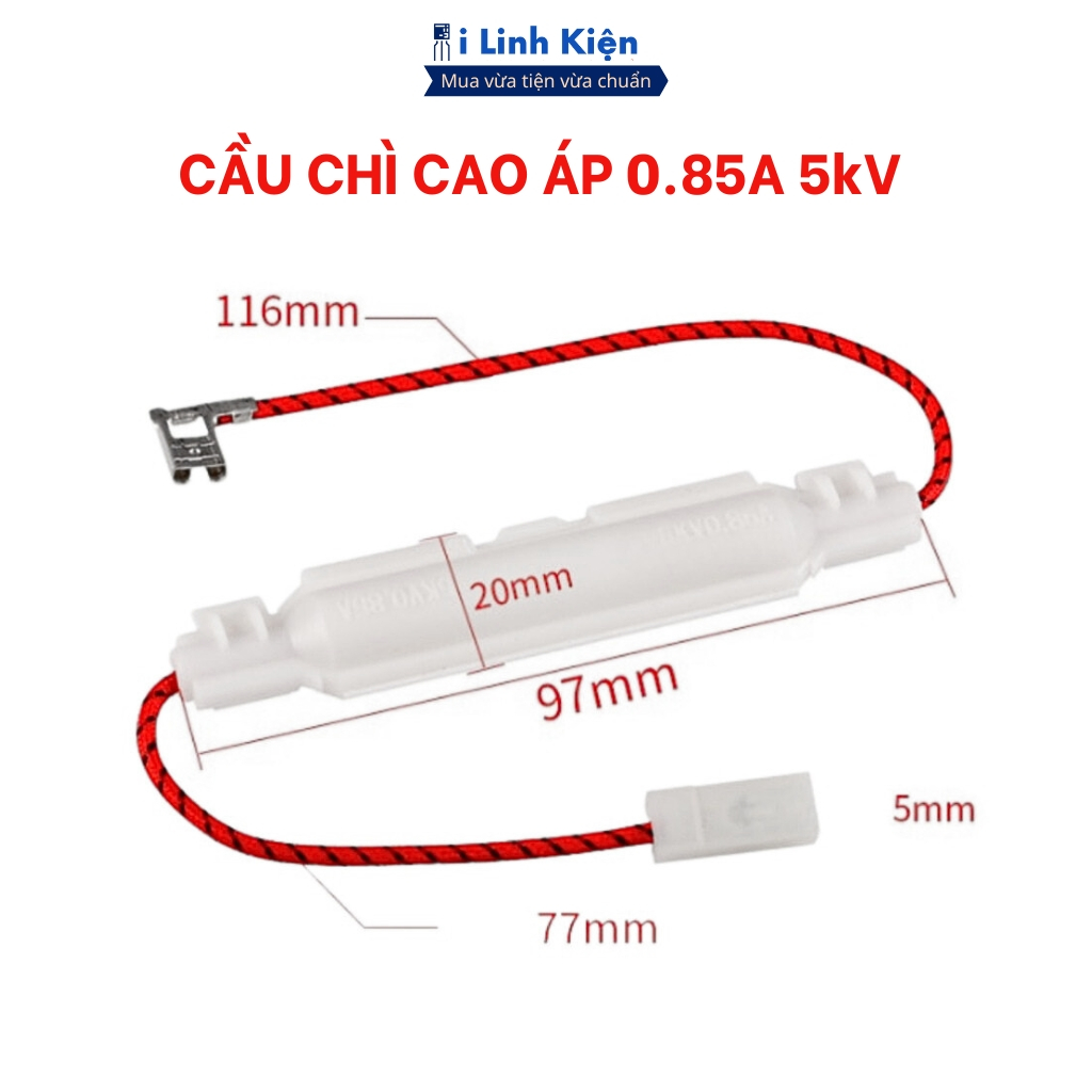 Combo Linh Kiện Sửa Lò Vi Sóng Tụ Điện, Diode CL01 , Cầu Chì Hộp Chính Hãng ILinhkien