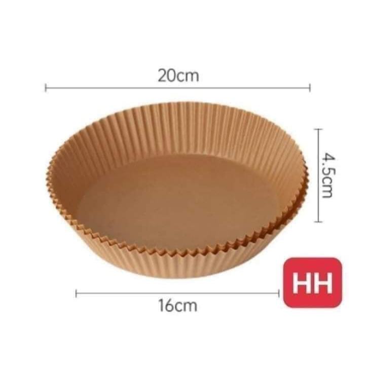 GIẤY NẾN NÂU LÓT NỒI CHIÊN KHÔNG DẦU SIÊU TIỆN DỤNG
