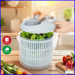 Bộ Rổ Quay RauNhựa Việt Nhật 3516 An Toàn ĐảmBảo Cho Sức Khoẻ,Rổ Quay Rau 2 Lớp Làm Ráo Nước Nhanh Chóng { H }