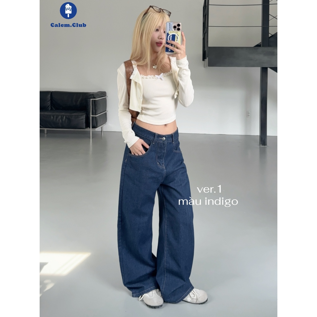 Quần Kaki Jeans ống suông Ver 1  Calem Club nhiều màu tôn dáng form unisex nam nữ | BigBuy360 - bigbuy360.vn