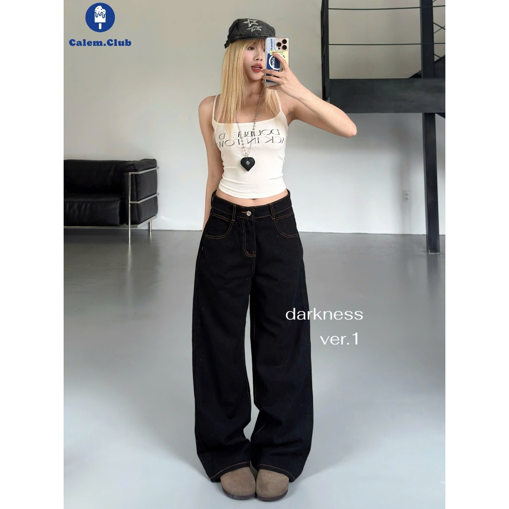 Quần Kaki Jeans ống suông Ver 1  Calem Club nhiều màu tôn dáng form unisex nam nữ | BigBuy360 - bigbuy360.vn