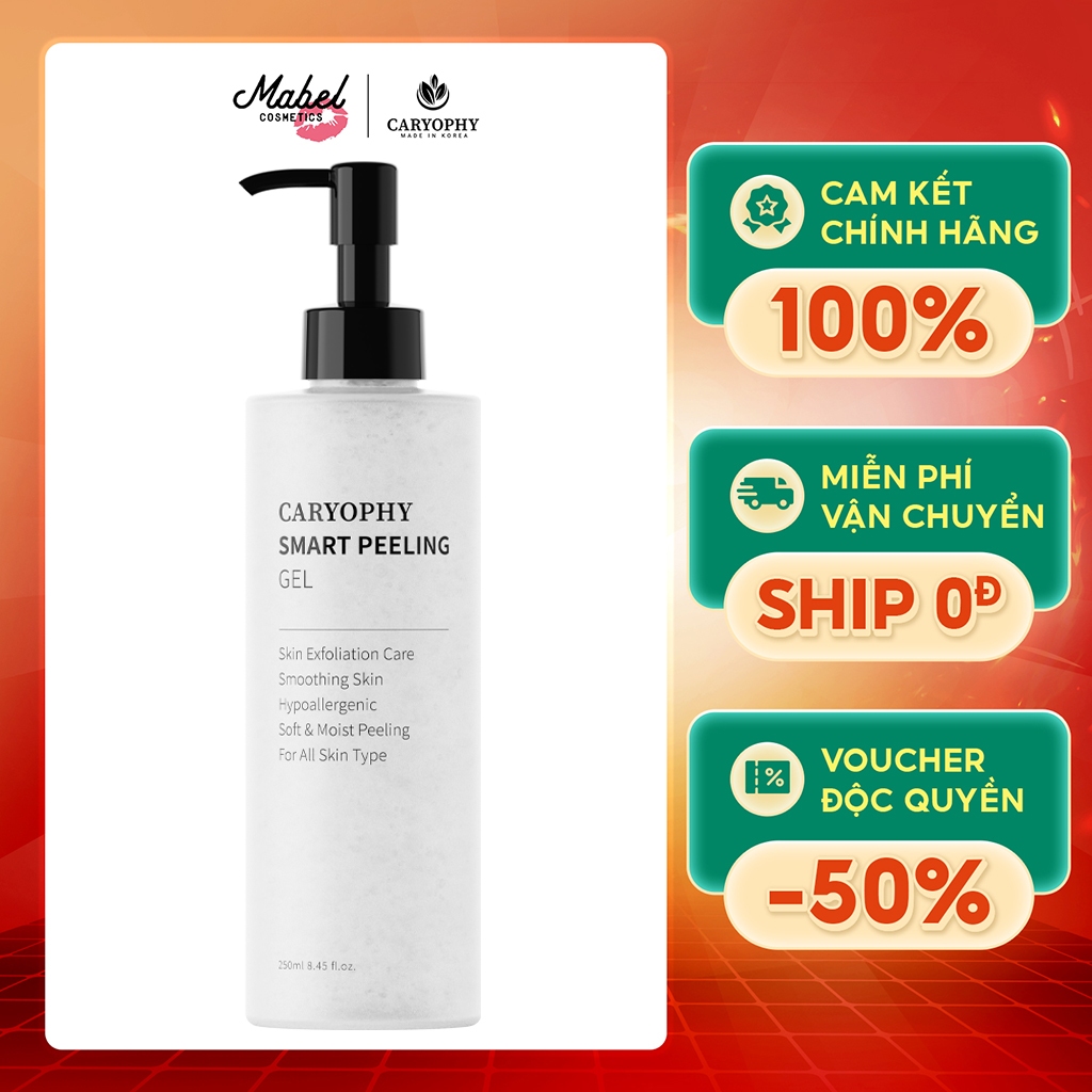 Ảnh Tẩy tế bào chết mặt Caryophy Smart Peeling Gel tẩy da chết vật lý da dầu mụn 250ml 1