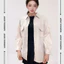 Áo sơ mi nữ tay bồng form rộng dáng basic Áo khoác sơ mi dài tay nhung tăm thời trang oversize bigsize T1060G