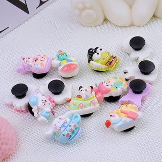 Set 8 charm 3D chủ đề Sanri0 hoạt hình DIY Mita gắn Dép Sục, Cá Sấu JBM-06