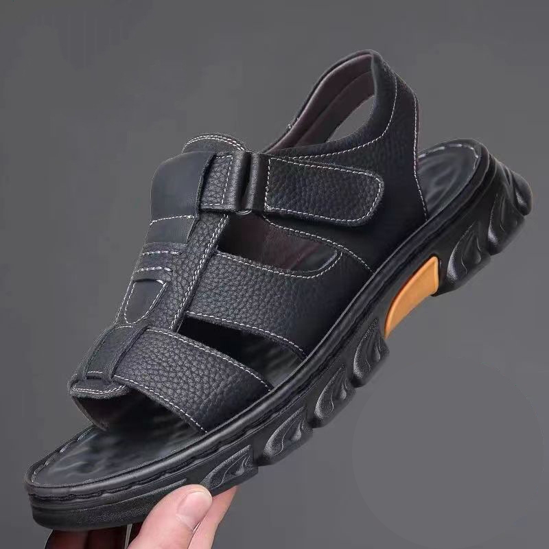 🔥Còn hàng🔥Dép Mùa Hè Nam 2025,Sandal nam cao cấp,Đáy mềm,đen và nâu（cỡ 38-46）