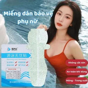 Miếng Dán Bảo Vệ Vùng Kín, Miếng Dán Bikini, Miếng Dán Vùng Kín Khi Bơi Chống Nước Cho Phụ Nữ Life Plus - MDBV01