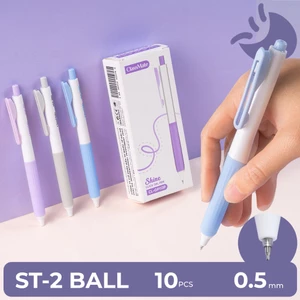 Bút Gel Bấm Classmate Bút Gel Shine Ngòi 0.5mm 2 Bi Viết Siêu Trơn Bút Nước Xanh Đen Tím Ghi Chép Viết Bài CL-GP113