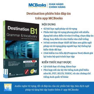 Sách - Destination B1 & B2 Grammar and Vocabulary Lẻ/Combo