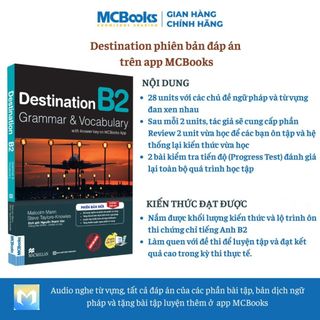 Sách - Destination B1 & B2 Grammar and Vocabulary Lẻ/Combo
