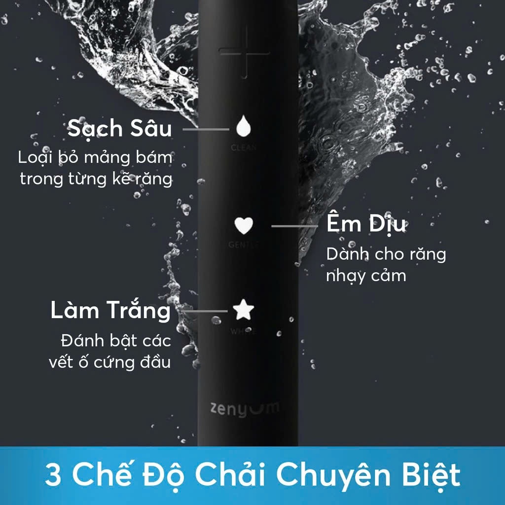 Ảnh Bộ Bàn Chải Điện Zenyum Sonic + 3 Đầu Thay Thế - Màu Tự Chọn 3