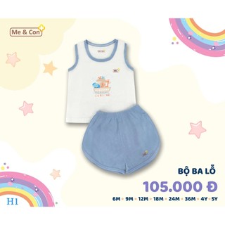 BST Ba lỗ trẻ em cute ME&CON+ thoáng mát, ba lỗ hè thoải mái cho bé vận động
