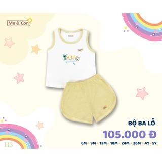 BST Ba lỗ trẻ em cute ME&CON+ thoáng mát, ba lỗ hè thoải mái cho bé vận động