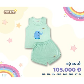 BST Ba lỗ trẻ em cute ME&CON+ thoáng mát, ba lỗ hè thoải mái cho bé vận động
