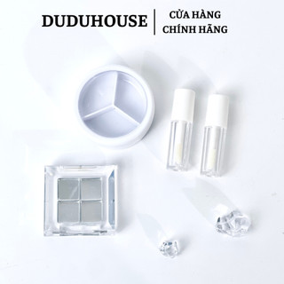 Dụng Cụ Chiết Makeup Khay Chiết 3 Ô, 4 Ô, Chai Chiết Son 0.8ml Tiện Lợi Mang Đi Du Lịch