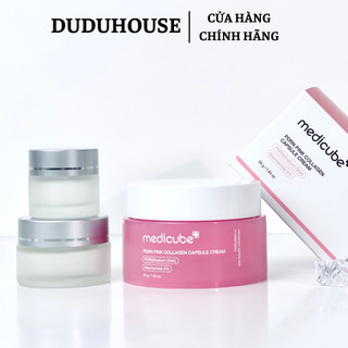 Kem dưỡng viên nang Medicube PDRN Pink Collagen Capsule Cream căng bóng da 55ml Duduhouse