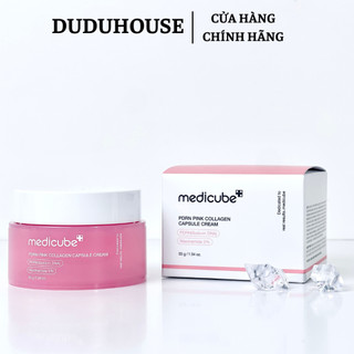 Kem dưỡng viên nang Medicube PDRN Pink Collagen Capsule Cream căng bóng da 55ml Duduhouse