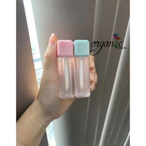 VỎ SON KEM (VUÔNG MỜ NẮP XANH LAM/HỒNG)