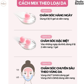 Kem dưỡng viên nang Medicube PDRN Pink Collagen Capsule Cream căng bóng da 55ml Duduhouse
