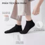 Tất Vớ Nam Nữ Cổ Ngắn Trơn EKIU Cotton Êm Ái Dày Dặn Thoáng Khí - Ekiu Shop
