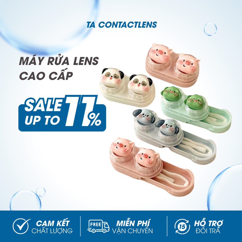 KHAY CHARM ĐỰNG LENS Thú mặt Nọng Muneyes