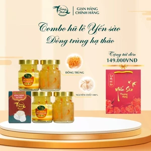 COMBO 6 Tổ yến chưng Đông trùng hạ thảo Song Phát 70ml