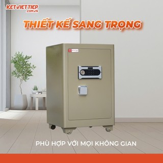 Két sắt Việt Tiệp KVTSC120DT Khóa điện tử chống cháy cao cấp, có báo động về điện thoại