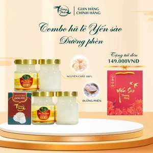 COMBO 6 hũ Tổ yến chưng đường phèn Song Phát hỗ trợ đề kháng dễ uống cơ thể khỏe mạnh