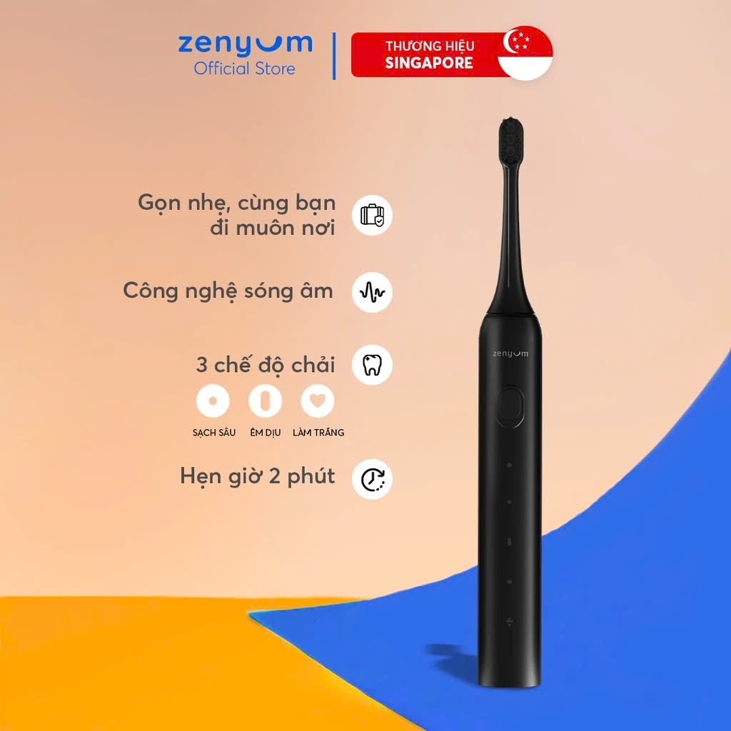 Ảnh Bộ Bàn Chải Điện Zenyum Sonic GO phiên bản Du Lịch Tiêu Chuẩn - 1 Bàn Chải + 1 Hộp Đựng + 3 Đầu Thay 2