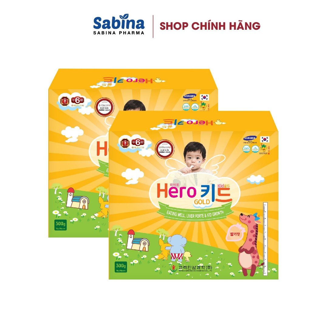 Ảnh 2H HeroKid Gold -Thực phẩm bảo vệ sức khỏe hỗ trợ bổ sung Vitamin, canxi, D3, kẽm cho bé .1 hộp có 30 gói(10g) 1
