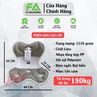 (Chính Hãng) Ghế Công Thái Học FA – Phiên Bản Cao Cấp – Thiết Kế Chống Gù, Chỉnh Dáng, Ngồi Lâu Không Mỏi