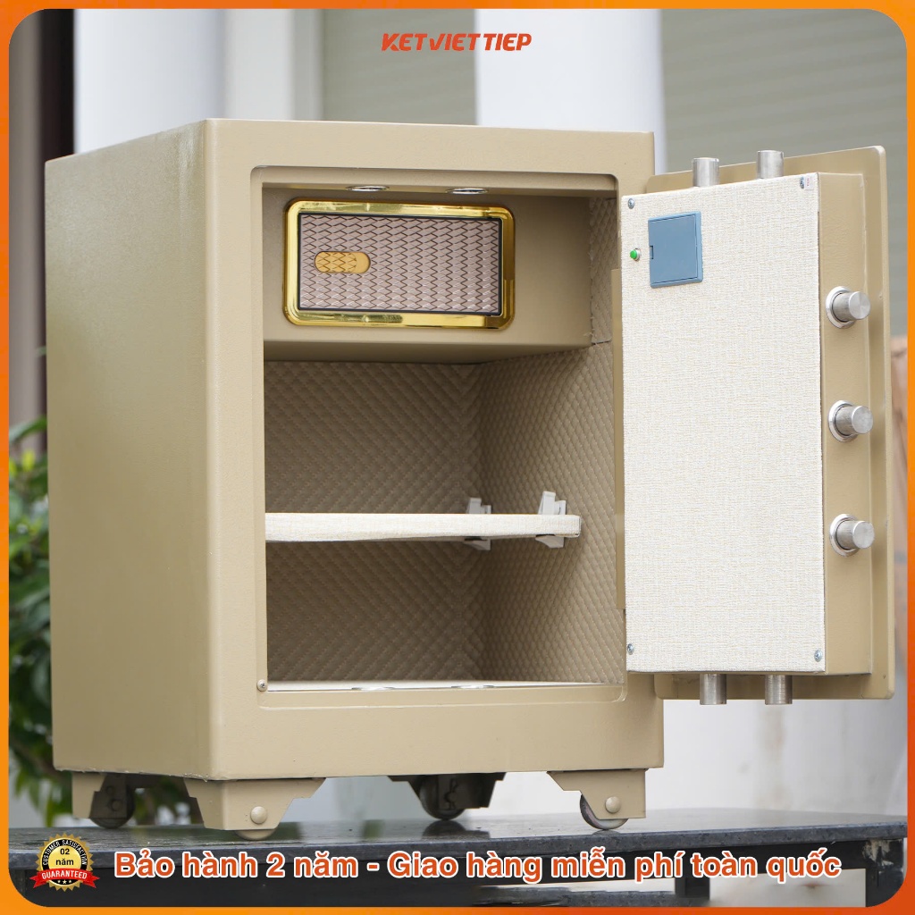 Két Sắt Việt Tiệp SC90VTDT Vân Tay Điện Tử Kết Nối Thông Minh Về Điện Thoại