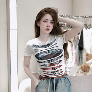 Áo thun Cổ tròn thiết kế Thời Trang Độc ĐÁo Mới Lạ