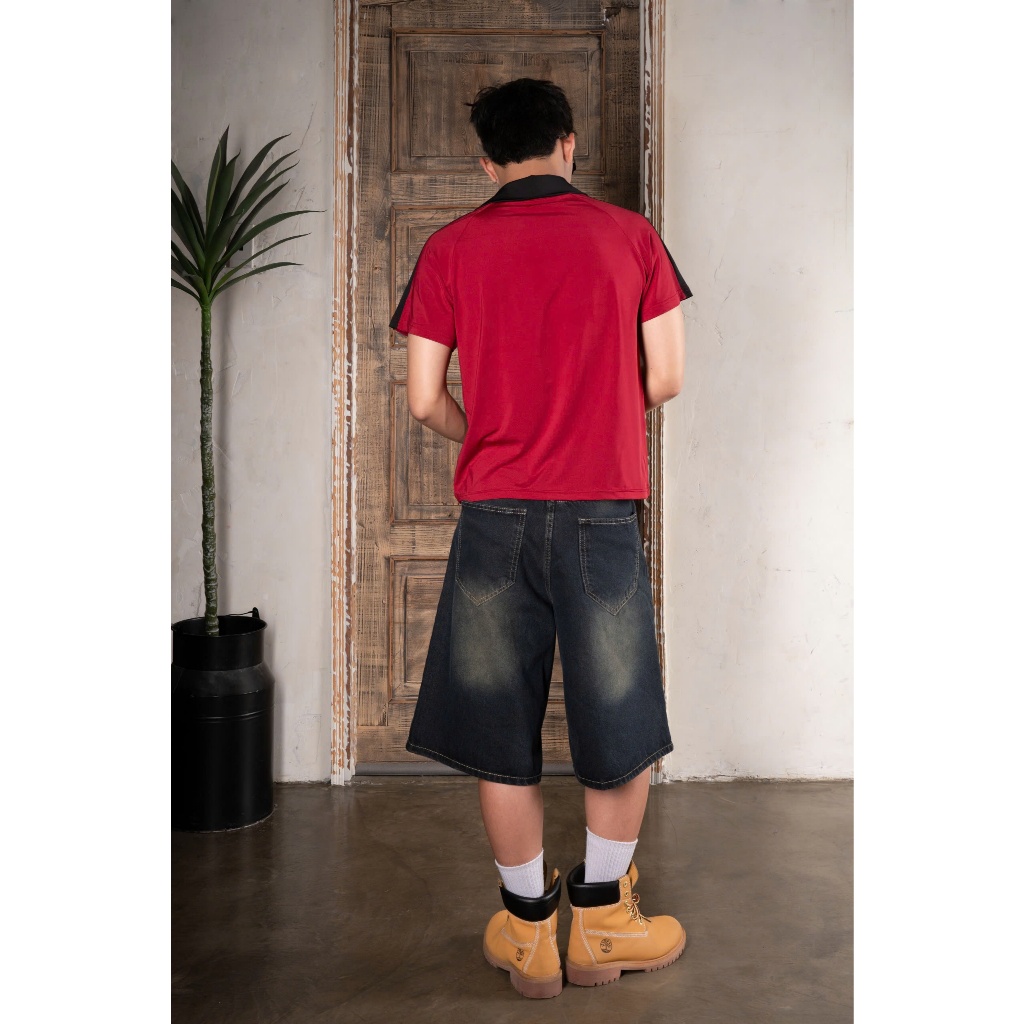 Ảnh Quần short Lửng jean nam OWEN phom rộng CAPMAN CLUB, quần lửng trẻ trung thoải mái 2