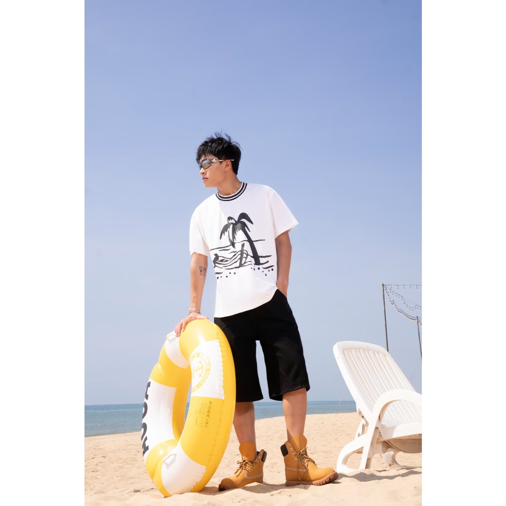 Ảnh Quần short Lửng jean nam màu đen NEXY phom rộng CAPMAN CLUB, quần lửng trẻ trung thoải mái 2