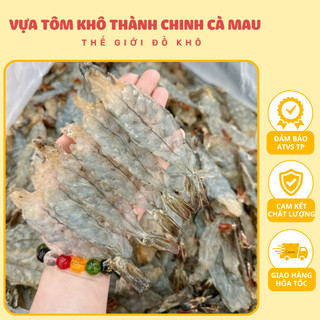 Tôm Xẻ Lụi Khô Không Xiên Tôm Thẻ Thiên Nhiên 500g Hàng Cao Cấp