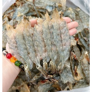 Tôm Xẻ Lụi Khô Không Xiên Tôm Thẻ Thiên Nhiên 500g Hàng Cao Cấp